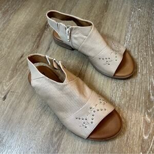 Miz Mooz Leather Side Zip Darcie Sandals